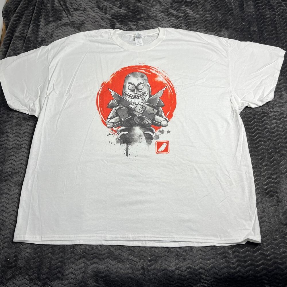 Pickle-E Rick T-Shirt white Size 4XL